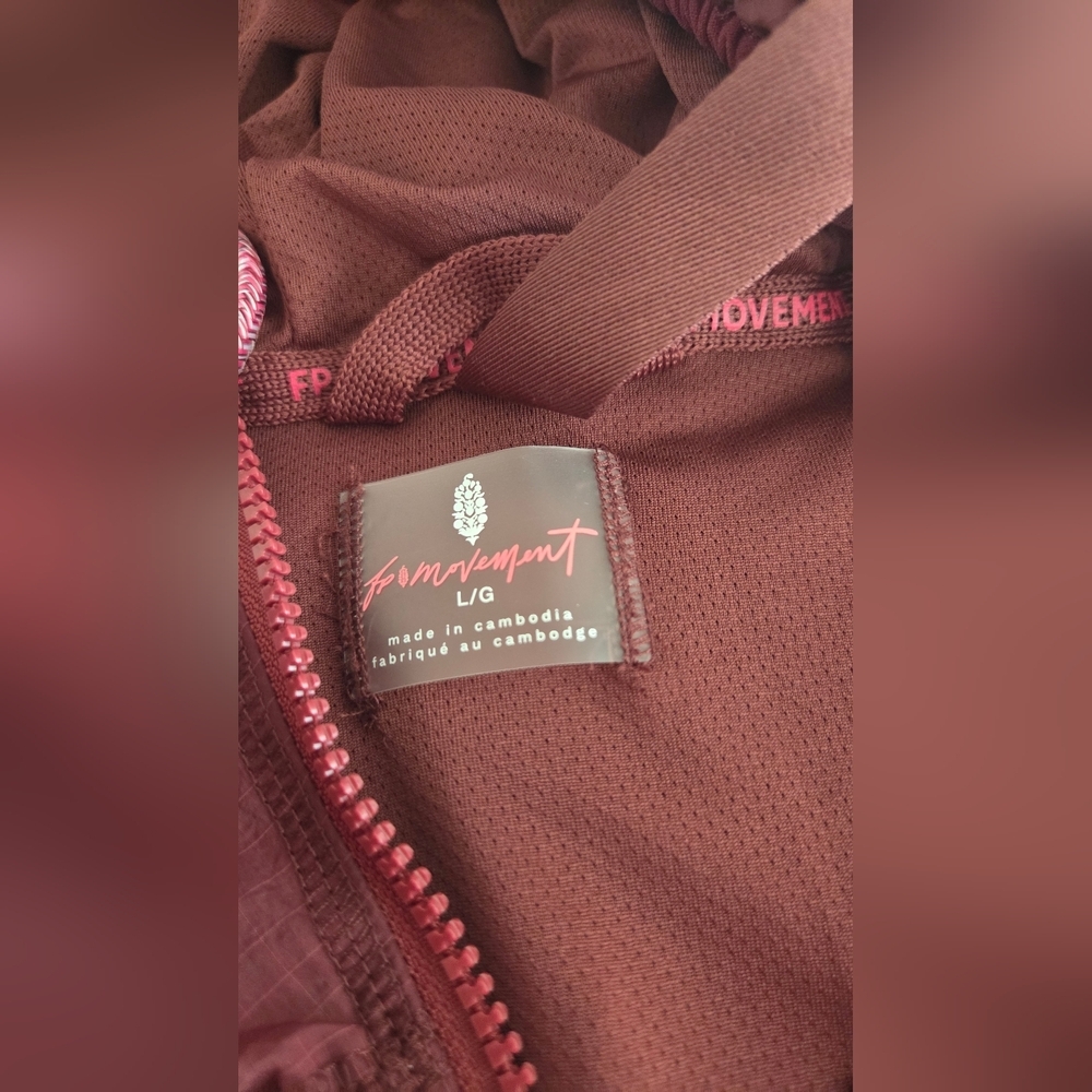 Free People Movement Happy Camper Ruched Jacket Wind Breaker Pullover - Picture 11 of 14